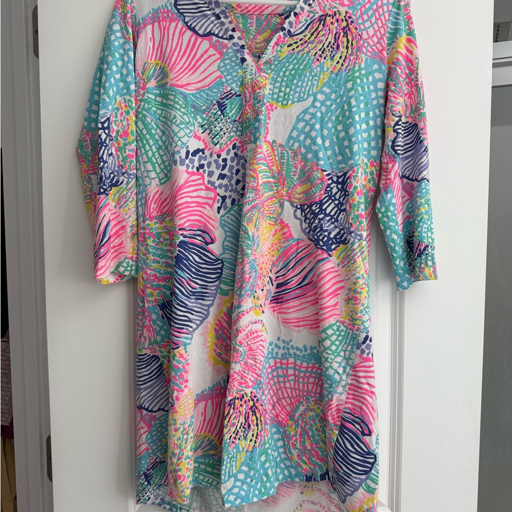 Lilly Pulitzer Colorful Long Sleeve Dress